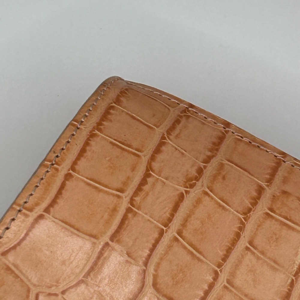 Escada Tan Crocodile-Embossed Crossbody Bag - Picture 3 of 14
